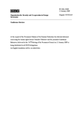 Statement by the Delegation of the Russian Federation Regarding the Murder of Mr. Stanislav Markelov and Ms. Anastasia Baburova (ru)