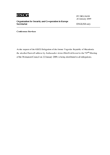 Farewell statement by Ambassador Arsim Zekolli, Head of the Permanent Mission of the former Yugoslav Republic of Macedonia