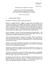 Statement delivered by Mr. Walter Schwimmer, Secretary General of the Council of Europe