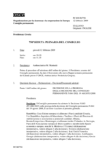 Journal of the 750th Plenary Meeting of the Permanent Council (it)