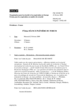 Journal of the 572nd Plenary Meeting of the Forum for Security Co-operation (fr)