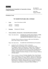 Journal of the 751st Plenary Meeting of the Permanent Council (es)