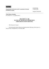 Permanent Council Decision No. 886