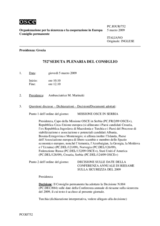 Journal of the 752nd Plenary Meeting of the Permanent Council (it)