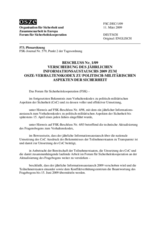 Forum for Security Co-operation Decision No. 1/09 (de)