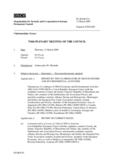 Journal of the 754th Plenary Meeting of the Permanent Council