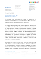 Statement by the Czech Presidency of the Council on the conclusions of the General Affairs and External Relations Council on Belarus