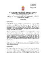 Statement by the Delegation of Serbia on the events of March 2004