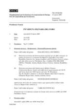 Journal of the 574th Plenary Meeting of the Forum for Security Co-operation (it)