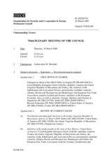 Journal of the 756th Plenary Meeting of the Permanent Council