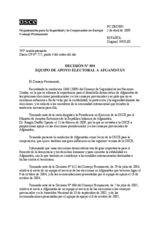 Permanent Council Decision No. 891 (es)