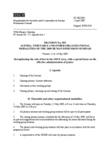 Permanent Council Decision No. 892