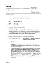 Journal of the 757th Plenary Meeting of the Permanent Council (it)