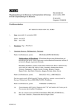 Journal of the 307th Plenary Meeting of the Forum for Security Co-operation (it)