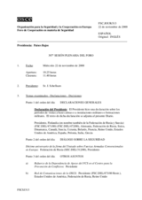 Journal of the 307th Plenary Meeting of the Forum for Security Co-operation (es)