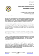 Statement by the Delegation of the United States on Georgia