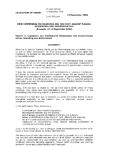 Statement by the Delegation of Turkey, session 1