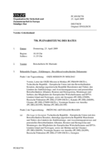 Journal of the 758th Plenary Meeting of the Permanent Council (de)