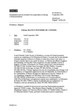 Journal of the 524th Plenary Meeting of the Permanent Council (fr)