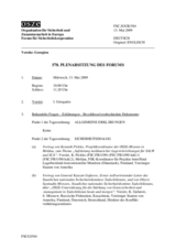 Journal of the 578th Plenary Meeting of the Forum for Security Co-operation (de)