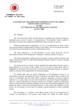 Statement by the Delegation of Turkey on the 15th anniversary of the Nagorno-Karabakh ceasefire