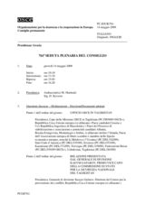Journal of the 761st Plenary Meeting of the Permanent Council (it)