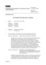 Journal of the 761st Plenary Meeting of the Permanent Council (es)