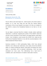 Statement by the Czech Presidency of the Council of the European Union on Kyrgyzstan presidential election