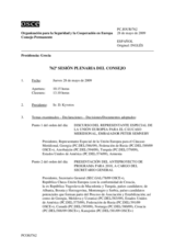 Journal of the 762nd Plenary Meeting of the Permanent Council (es)