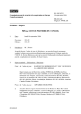 Journal of the 525th Plenary Meeting of the Permanent Council (fr)