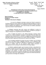 Statement by the Delegation of Morocco in response to the report on the Alliance of Civilizations by the Secretary General, Ambassador Marc Perrin de Brichambaut (fr)