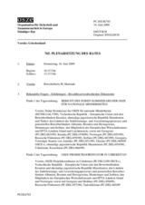 Journal of the 765th Plenary Meeting of the Permanent Council (de)