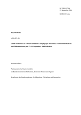 Statement by the Delegation of Germany, opening session