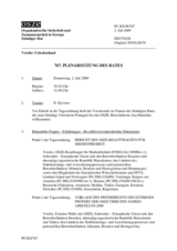 Journal of the 767th Plenary Meeting of the Permanent Council (de)