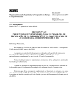 Permanent Council Decision No. 629 (es)