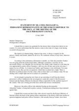 Statement by the Delegation Kyrgyzstan on death of a journalist in Kyrgyzstan