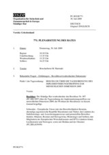 Journal of the 771st Plenary Meeting of the Permanent Council (de)