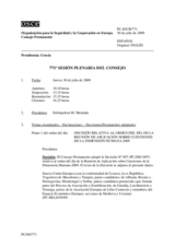 Journal of the 771st Plenary Meeting of the Permanent Council (es)