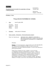 Journal of the 771st Plenary Meeting of the Permanent Council (fr)