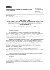 Permanent Council Decision No. 898 (es)