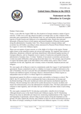 Statement by the Delegation of the United States on Georgia