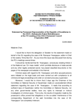 Statement by the Delegation of Kazakhstan on media freedom in Kazakhstan