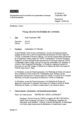 Journal of the 772nd Plenary Meeting of the Permanent Council (fr)