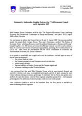 Statement by the Delegation of Slovenia on the 4th annual Bled Strategic Forum