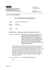 Journal of the 587th Plenary Meeting of the Forum for Security Co-operation (de)