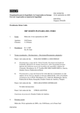 Journal of the 588th Plenary Meeting of the Forum for Security Co-operation (es)