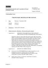 Journal of the 774th Plenary Meeting of the Permanent Council