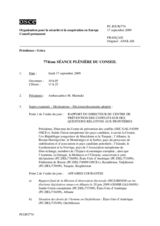 Journal of the 774th Plenary Meeting of the Permanent Council (fr)