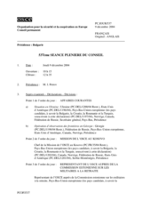 Journal of the 537th Plenary Meeting of the Permanent Council (fr)