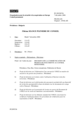 Journal of the 536th Plenary Meeting of the Permanent Council (fr)